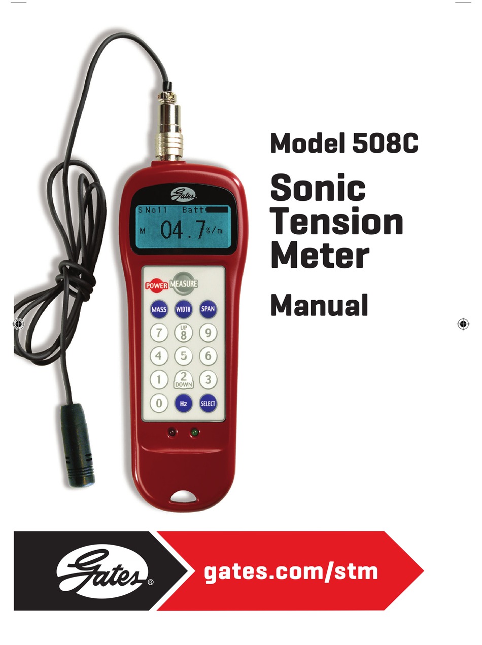 Gates 508C Sonic Tension Meter