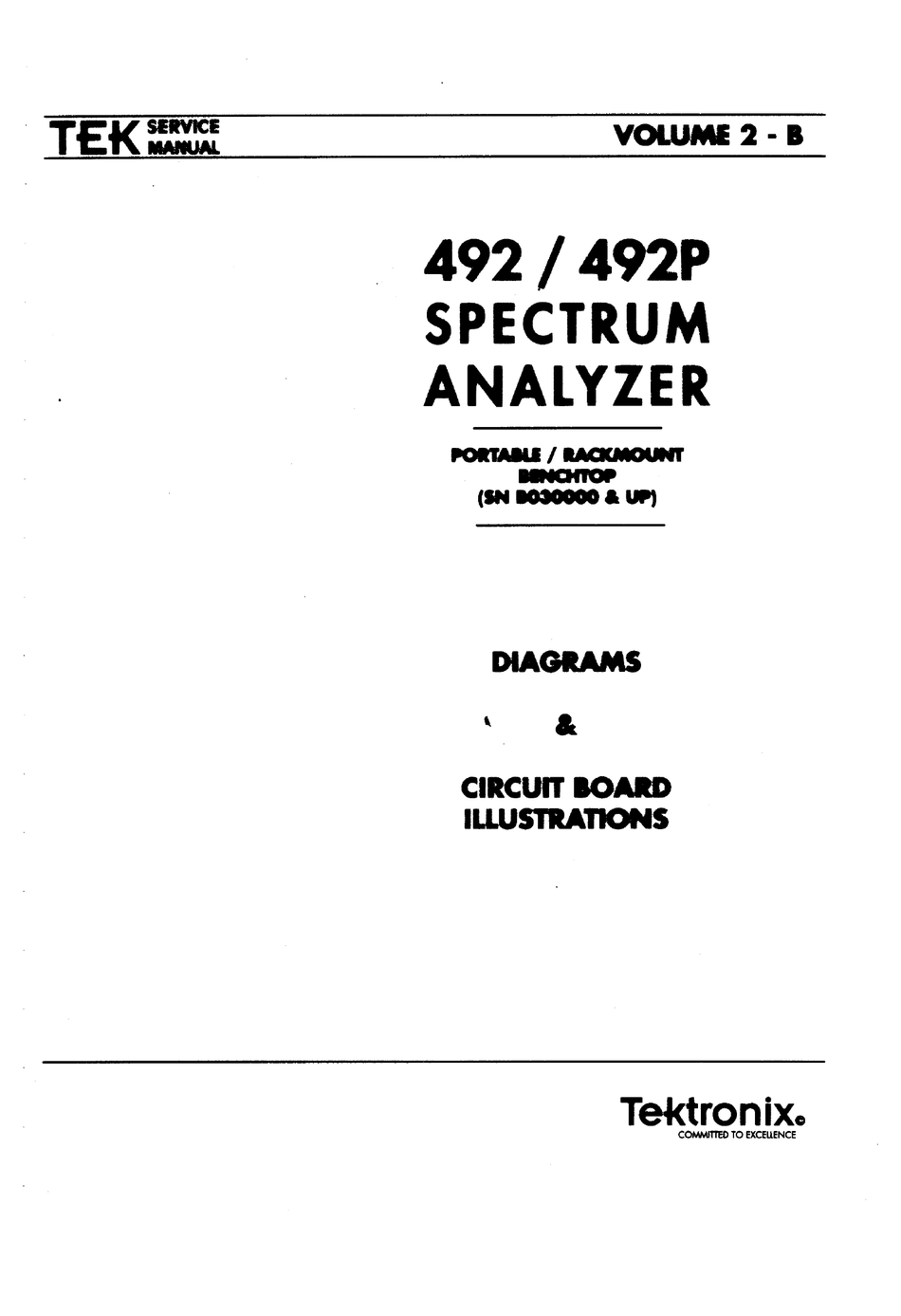 tektronix 608 service manual