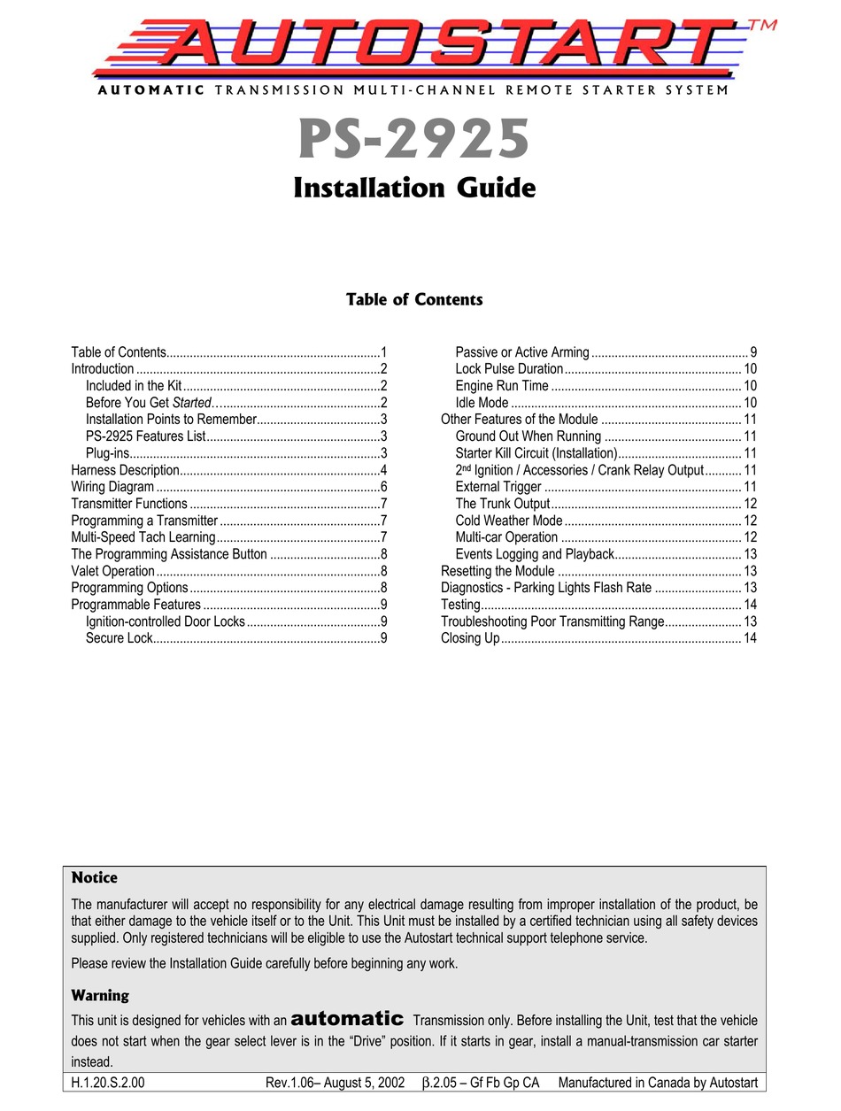 Pd 2 5 Sh Install English Manualzz