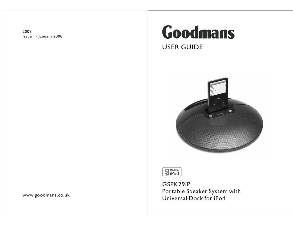 GOODMANS GSPK29IP USER MANUAL Pdf Download ManualsLib
