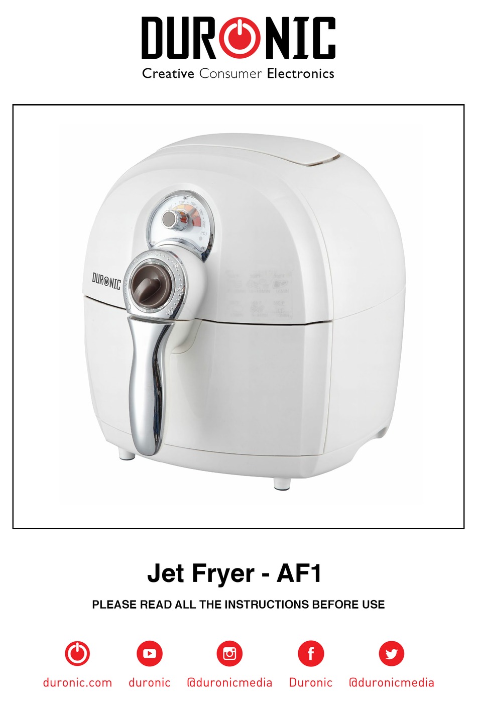 DURONIC AF1 INSTRUCTIONS MANUAL Pdf Download ManualsLib