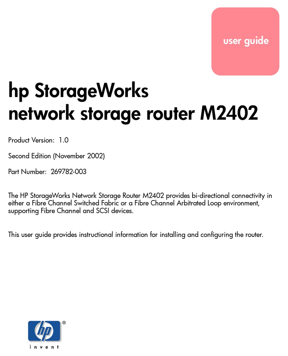 HP M2402 USER MANUAL Pdf Download | ManualsLib