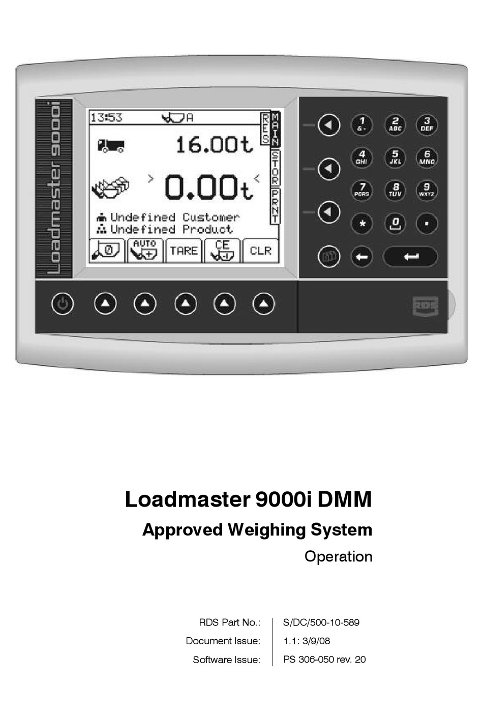 RDS LOADMASTER 9000I OPERATION MANUAL Pdf Download ManualsLib   Rds Loadmaster 9000i 