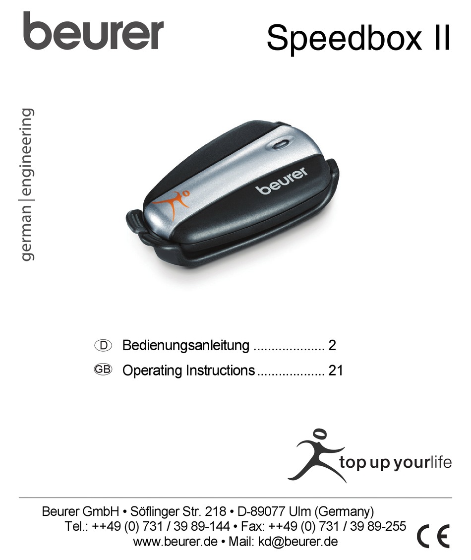 Sensore Di Corsa Beurer SPEEDBOX II PM80 | Per Scarpe | Misura Velocità E Distanza - Foto 12