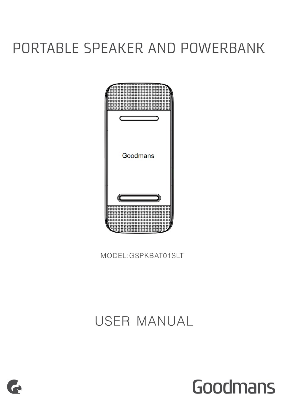 GOODMANS GSPKBAT01SLT USER MANUAL Pdf Download ManualsLib