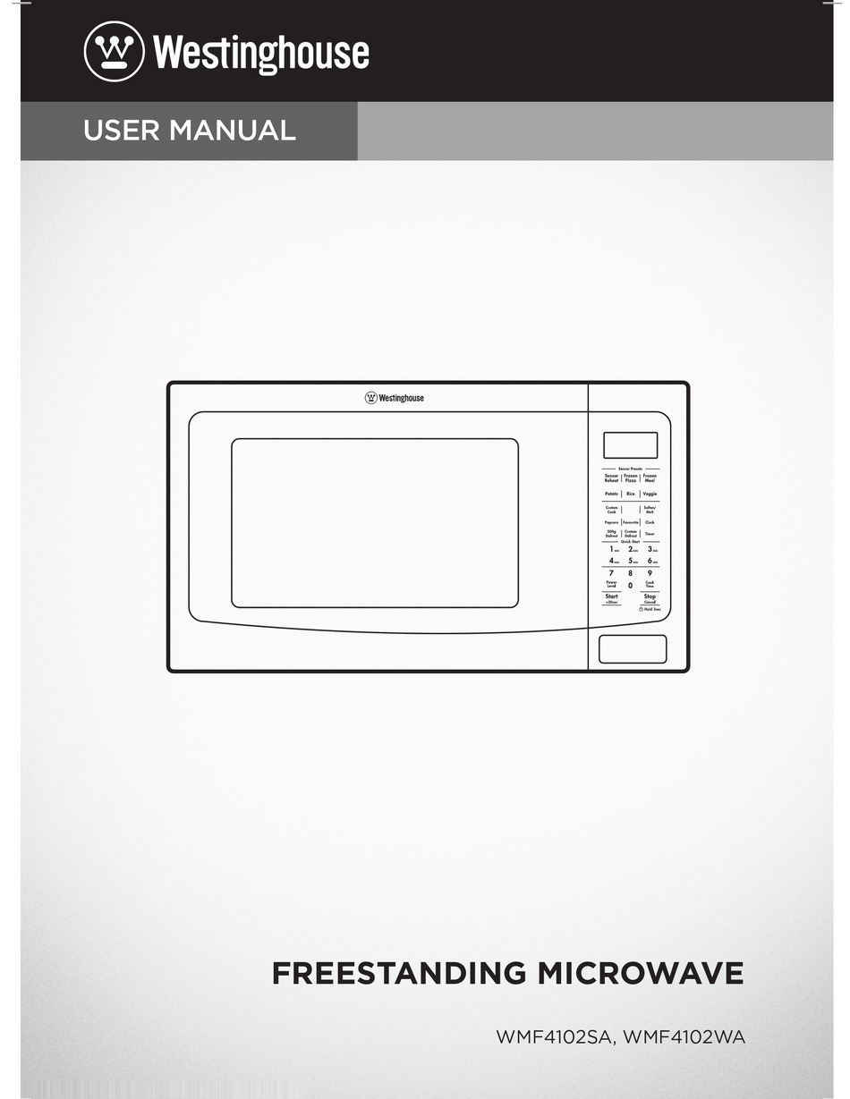 WESTINGHOUSE WMF4102SA USER MANUAL Pdf Download ManualsLib