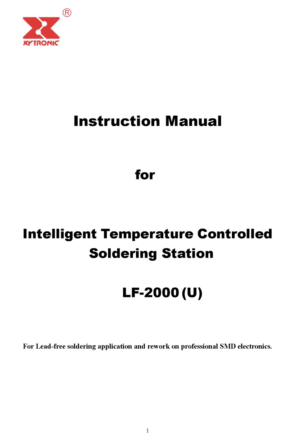 bloctronic rf 2000 manual