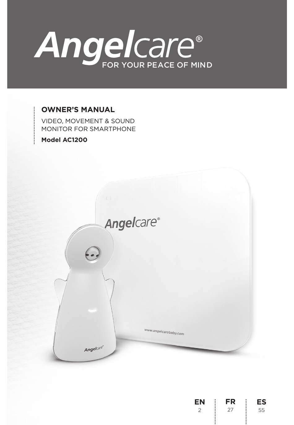 User manual Angelcare AC110 (English - 20 pages)