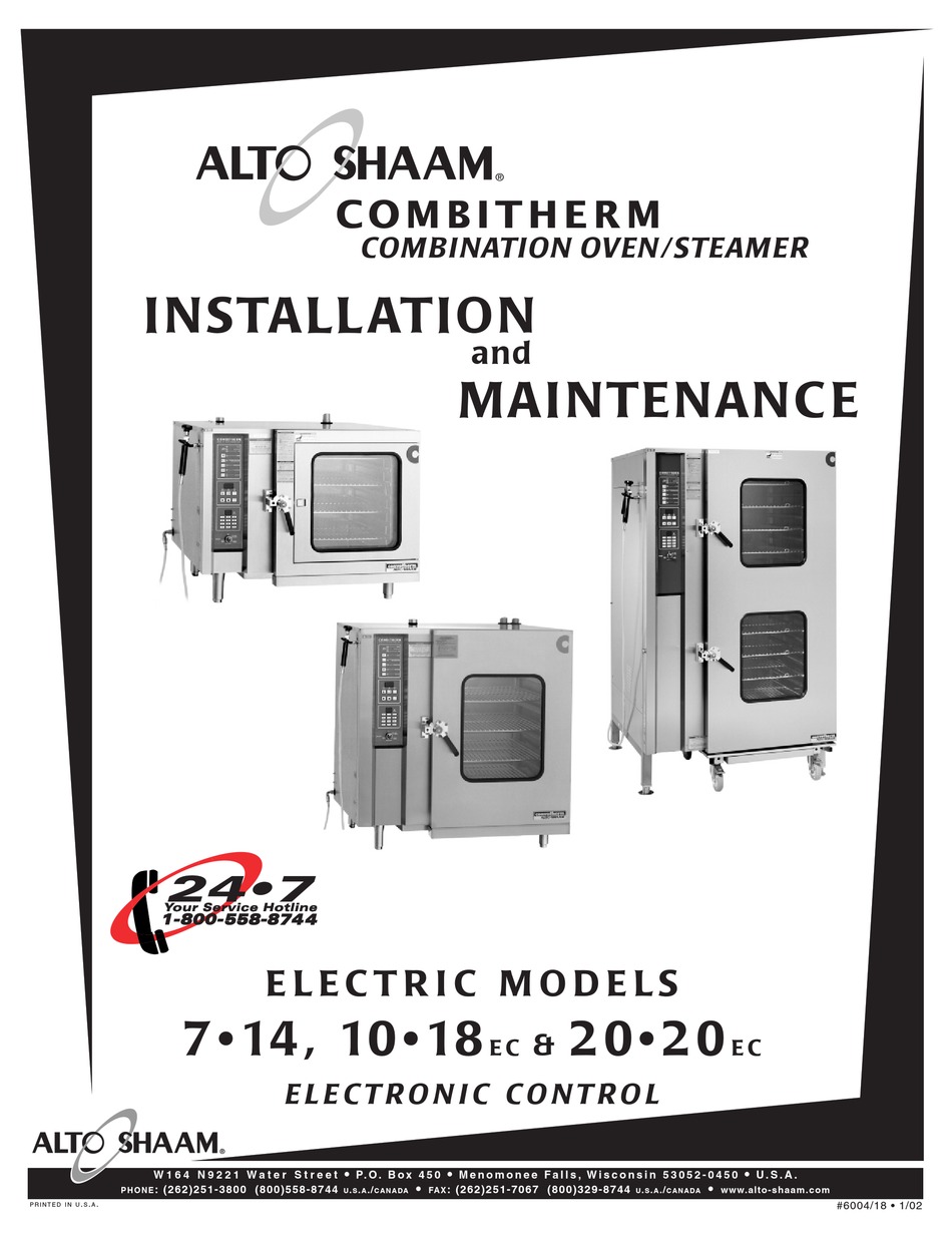 ALTOSHAAM 7.14 INSTALLATION AND MAINTENANCE MANUAL Pdf Download