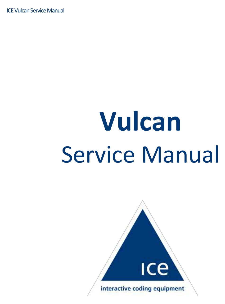 ICE VULCAN SERVICE MANUAL Pdf Download ManualsLib