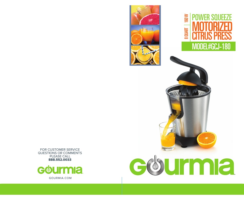 Gourmia Gcj User Manual Pdf Download Manualslib