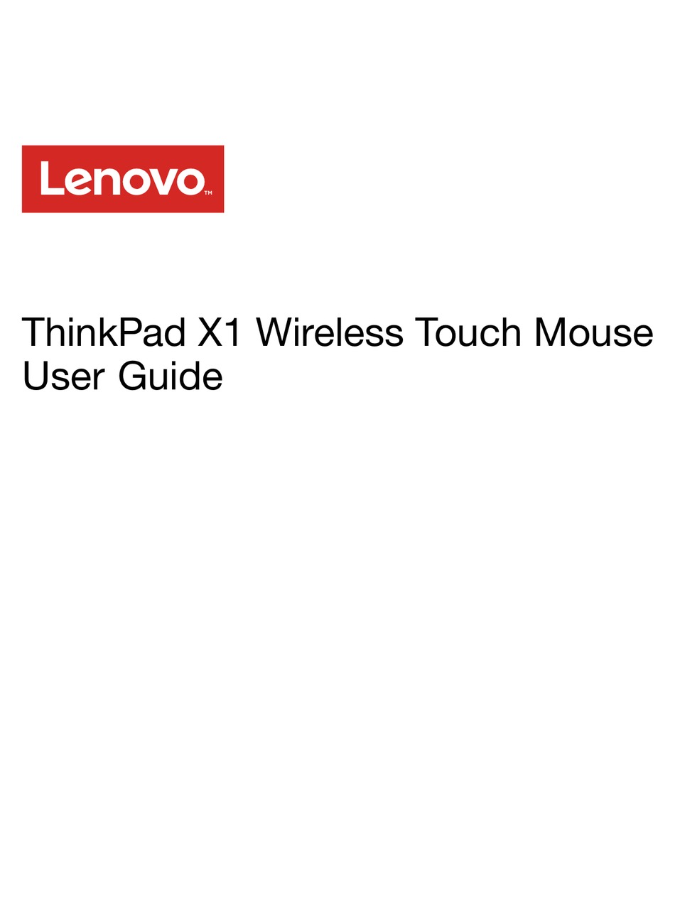 LENOVO THINKPAD X1 USER MANUAL Pdf Download  ManualsLib