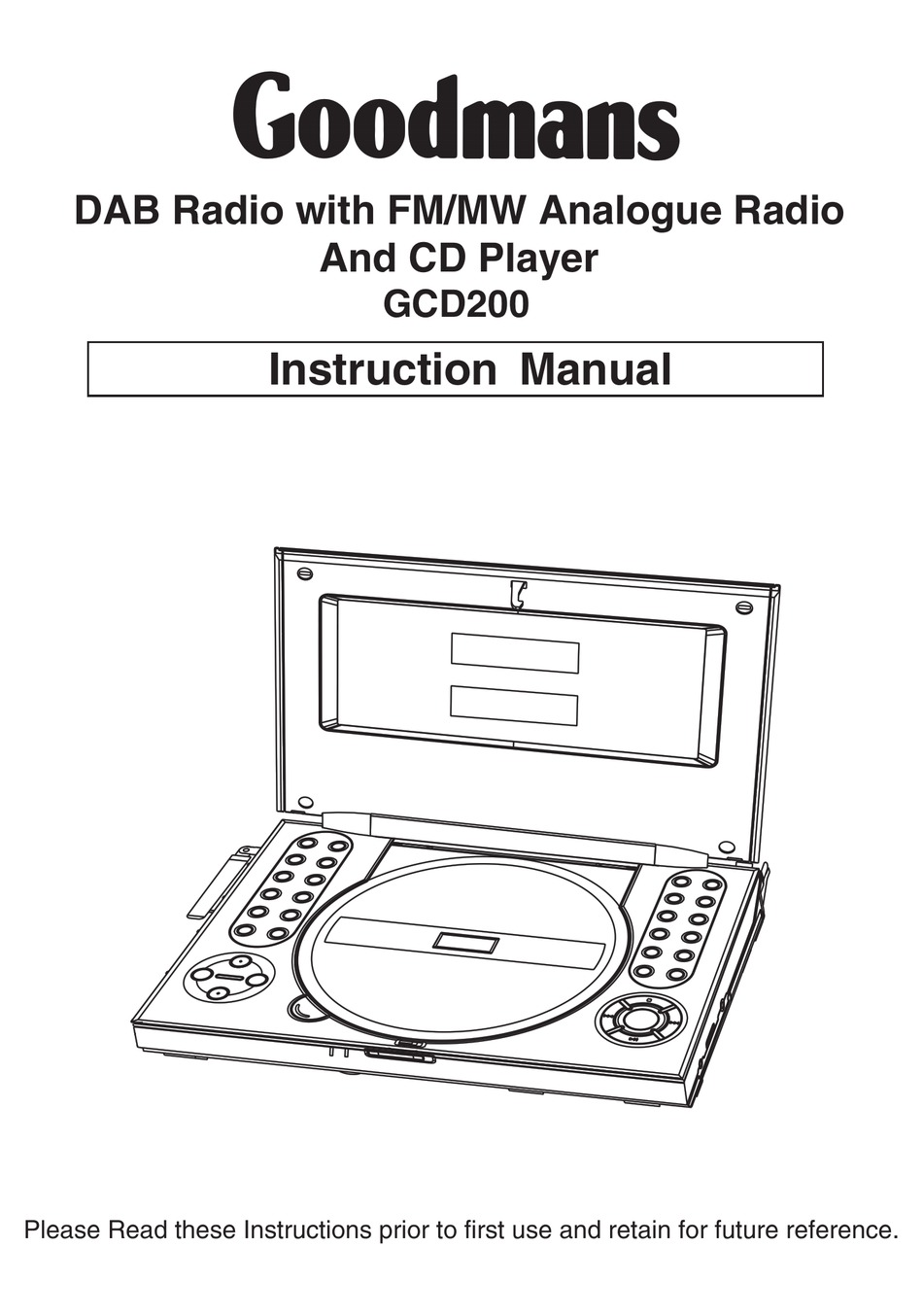GOODMANS GCD200 INSTRUCTION MANUAL Pdf Download ManualsLib