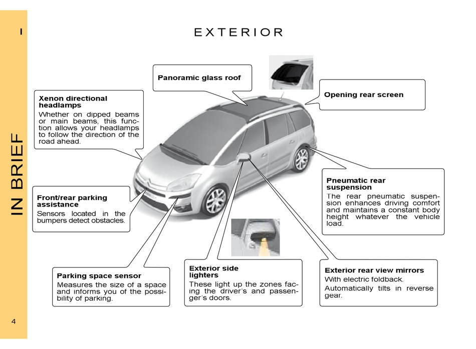 Citroën C4 Picasso 2006 Owner's Manual Pdf Download | Manualslib