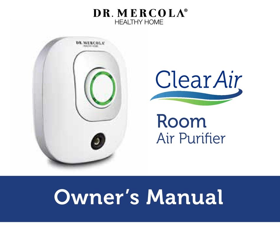 Dr Mercola Clear Air Owner S Manual