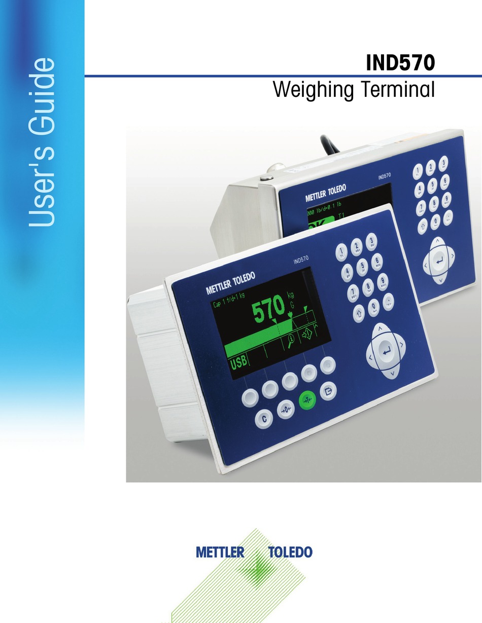 METTLER TOLEDO IND570 USER MANUAL Pdf Download | ManualsLib