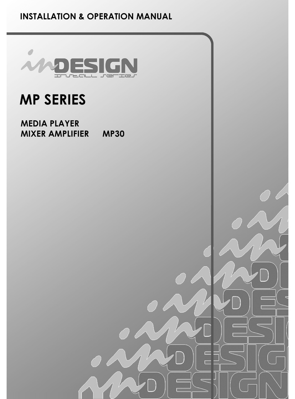 design-mp-30-installation-operation-manual-pdf-download-manualslib