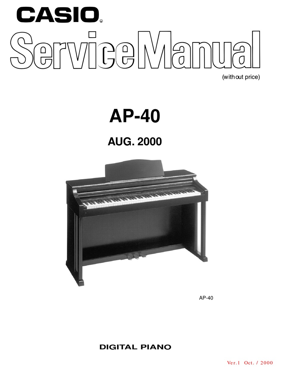 Casio Ap 40 Service Manual Pdf Download Manualslib