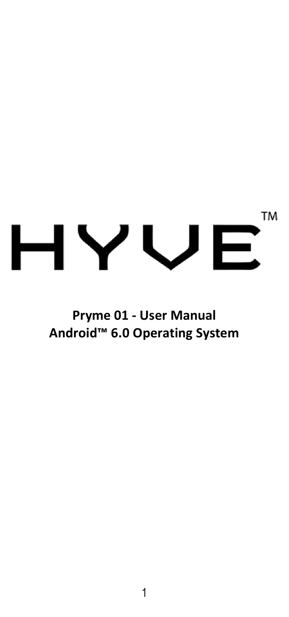 HYVE PRYME 01 USER MANUAL Pdf Download ManualsLib
