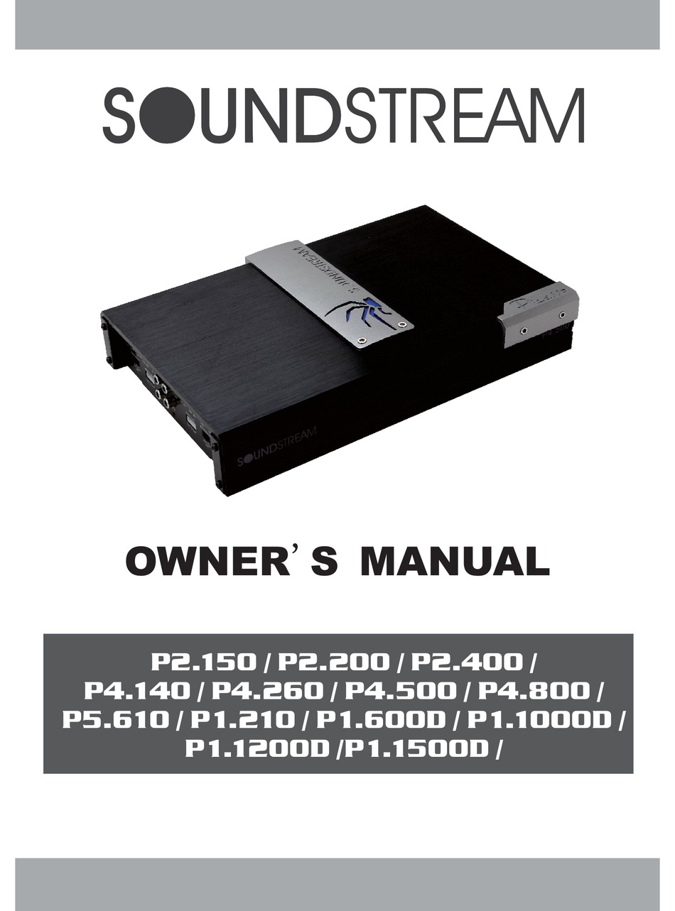 soundstream p1 1000d