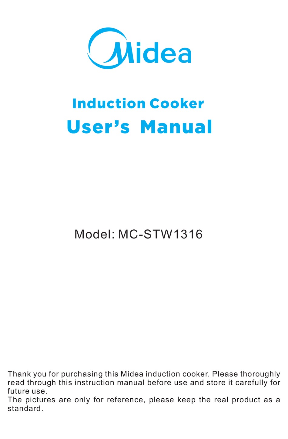 Midea Mc Stw1316 User Manual Pdf Download Manualslib