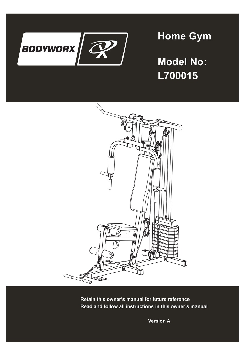 BODYWORX L700015 OWNER S MANUAL Pdf Download ManualsLib