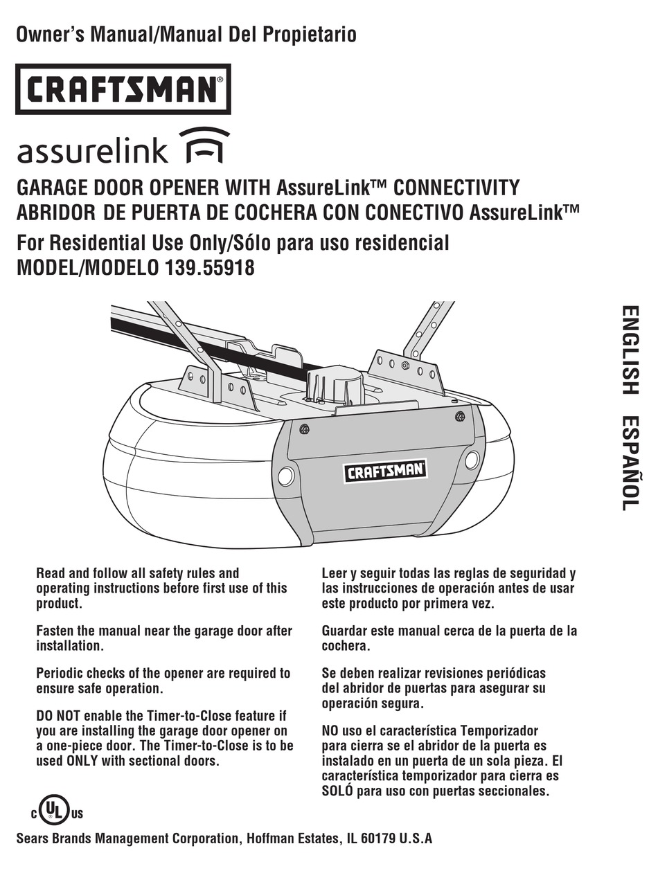 Craftsman 139 Owner S Manual Pdf Download Manualslib