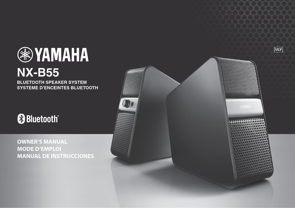 YAMAHA NX-B55 OWNER'S MANUAL Pdf Download | ManualsLib