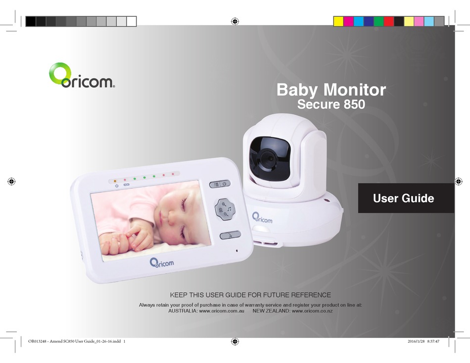 oricom secure 850 baby monitor