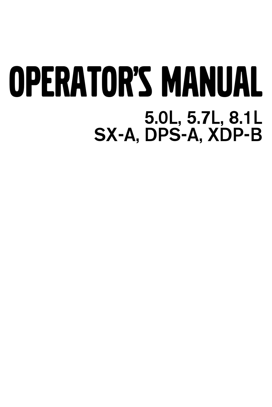 Volvo 5 0osie J Operator S Manual Pdf Download Manualslib