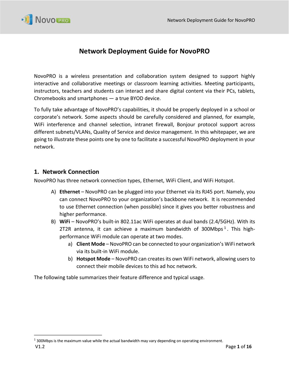 Vivtek Novopro Deployment Manual Pdf Download 