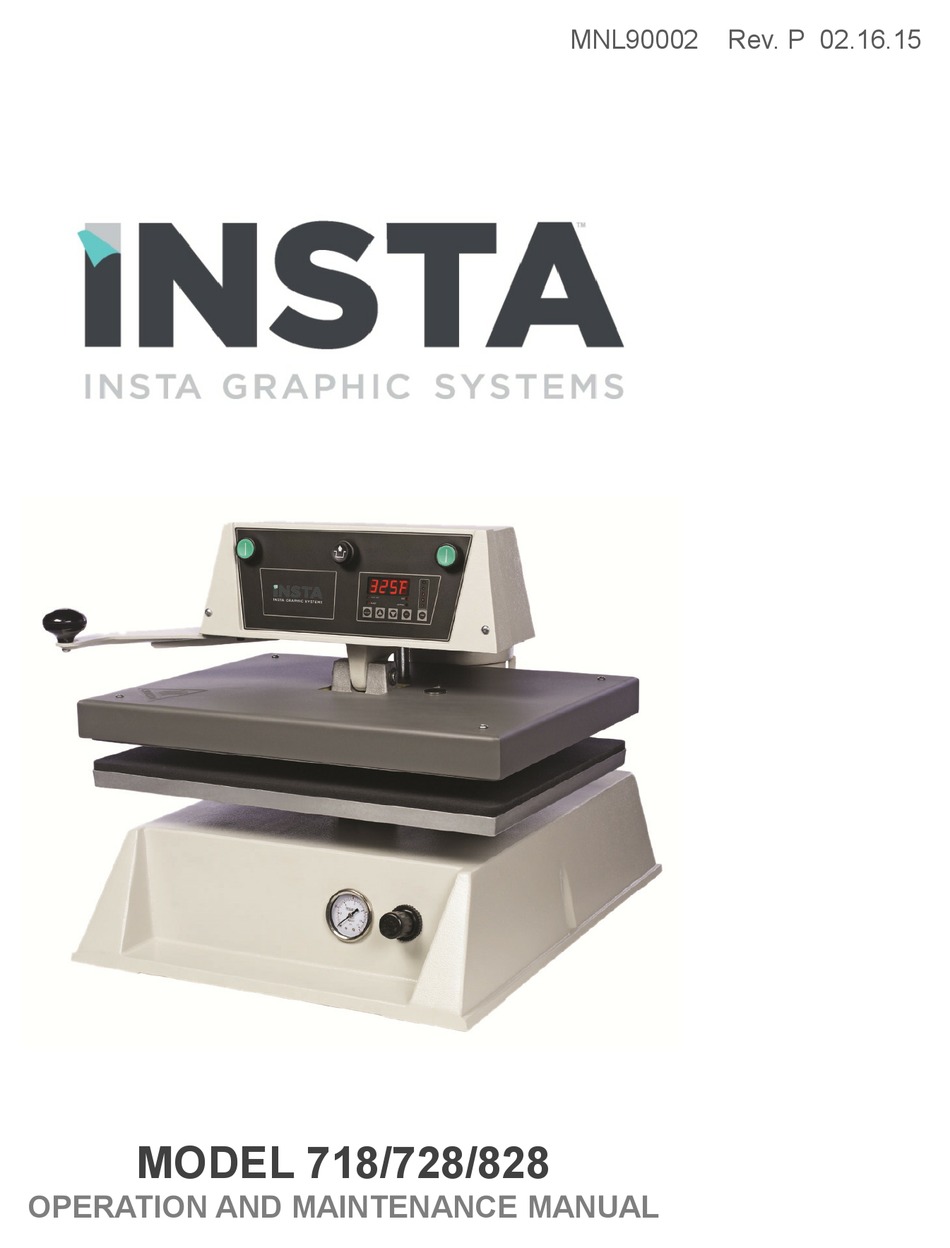 Insta 718 Heat Press