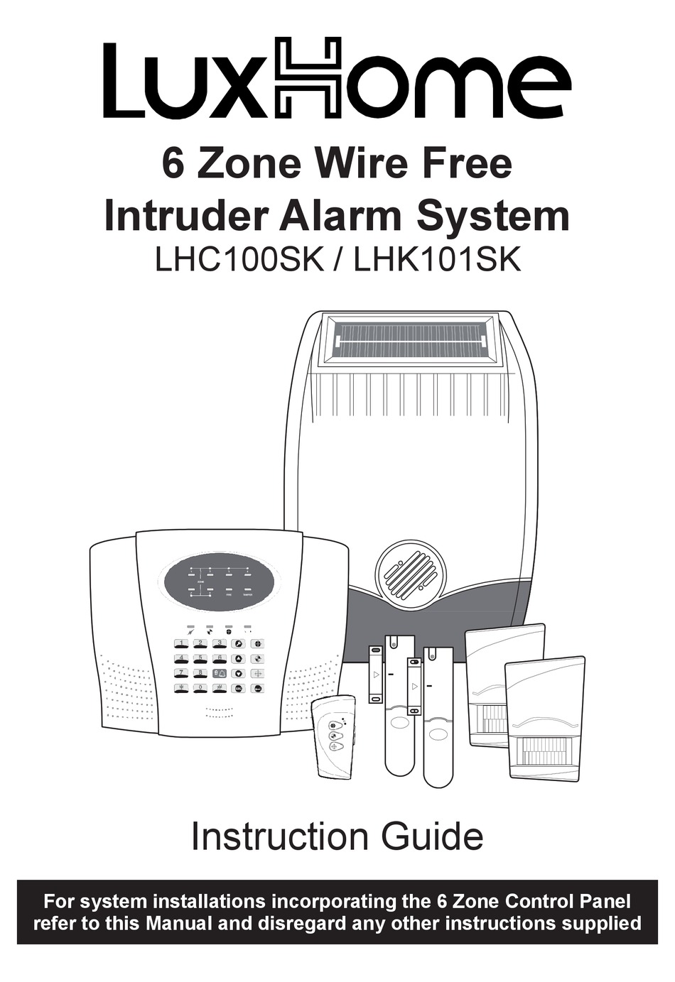 LUXHOME LHC100SK INSTRUCTION MANUAL Pdf Download |