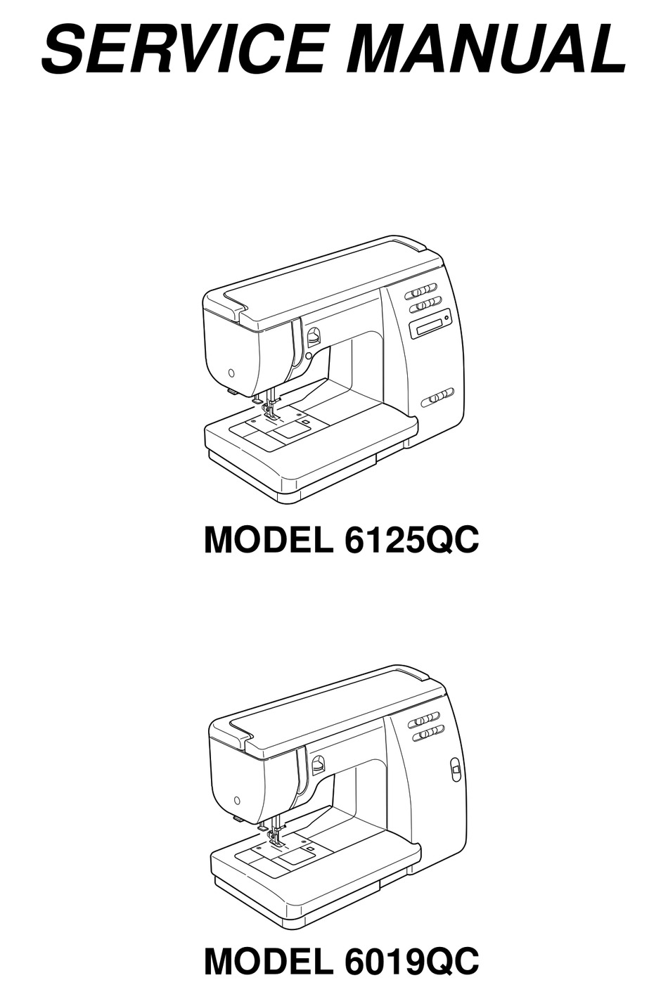 ELNA 6125QC SERVICE MANUAL Pdf Download ManualsLib