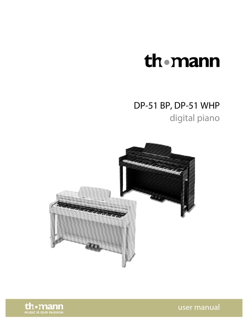 Thomann Dp 51 Bp User Manual Pdf Download Manualslib