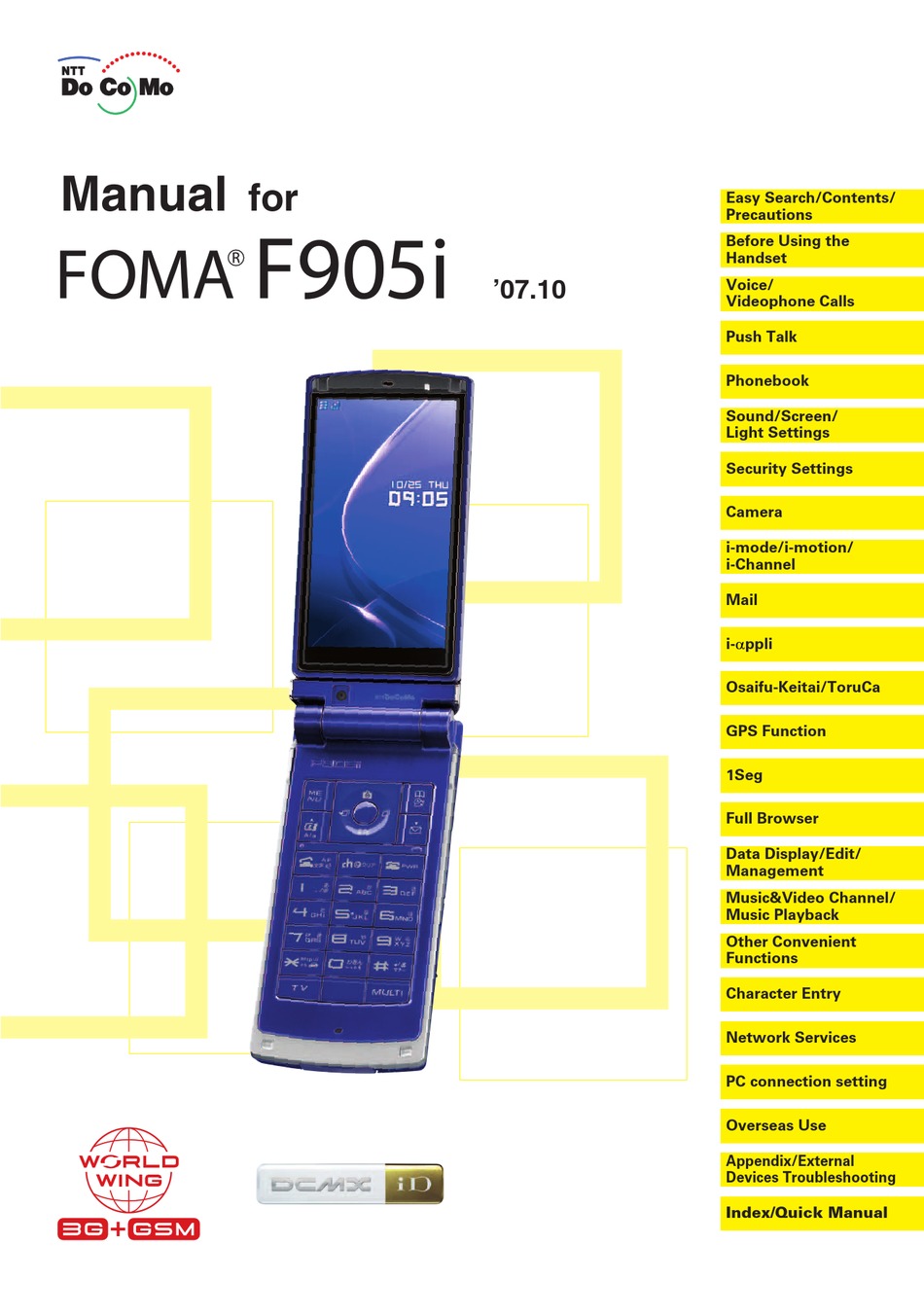 Foma F905i Manual Pdf Download Manualslib