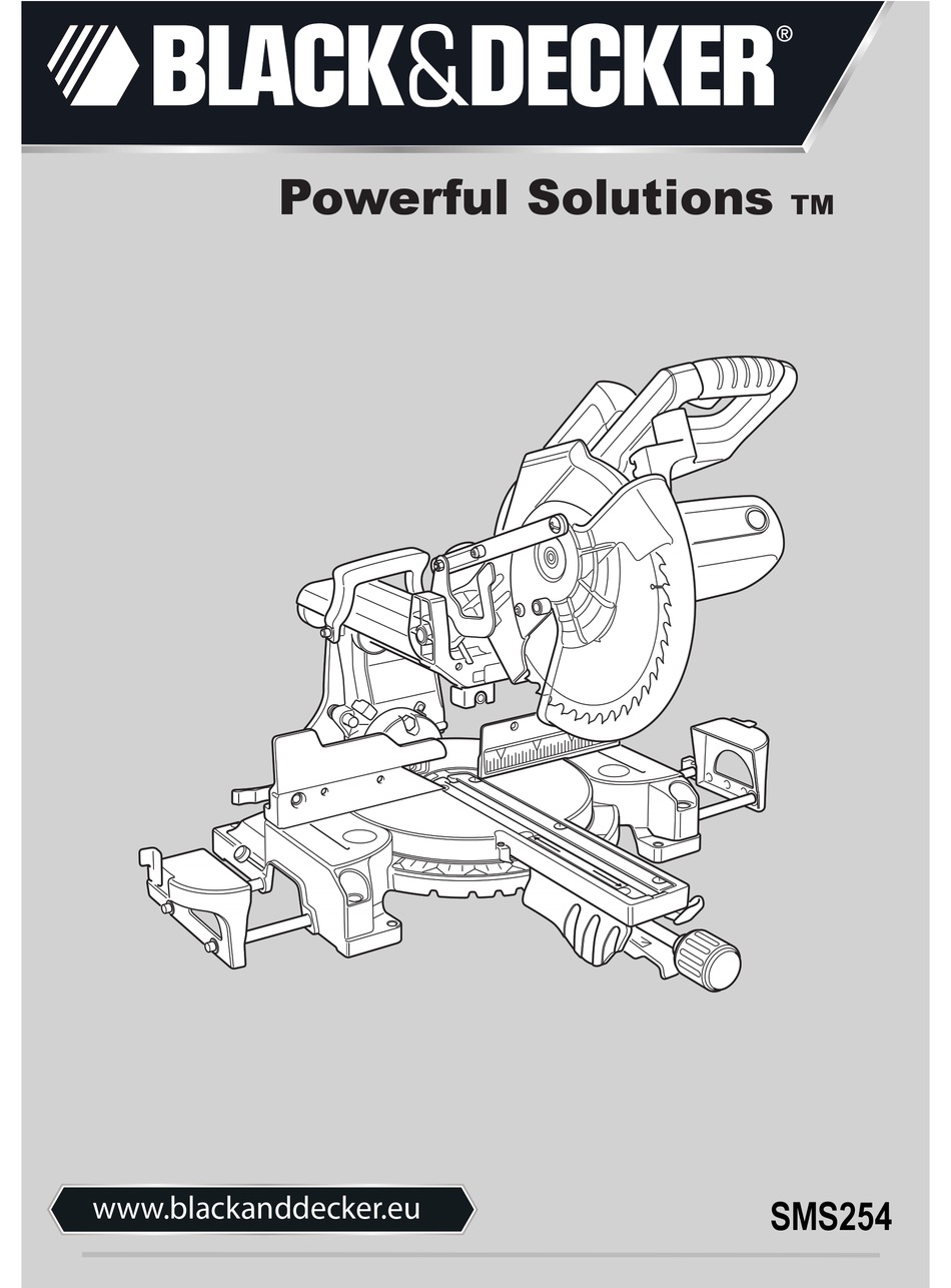 Image of Black & Decker SMS254 website