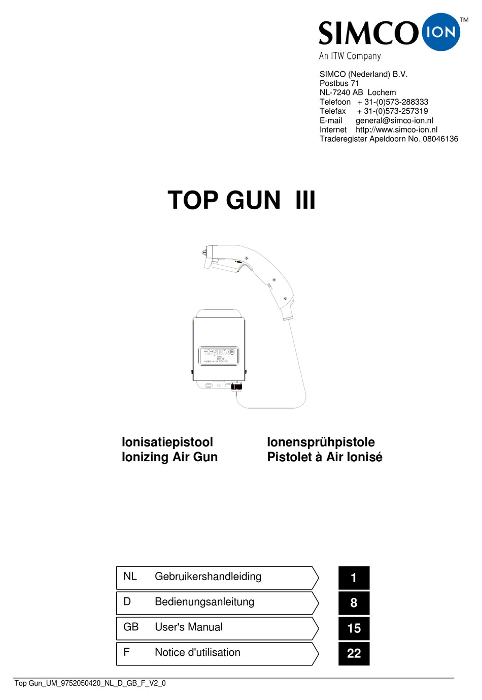SIMCOION TOP GUNIII USER MANUAL Pdf Download ManualsLib