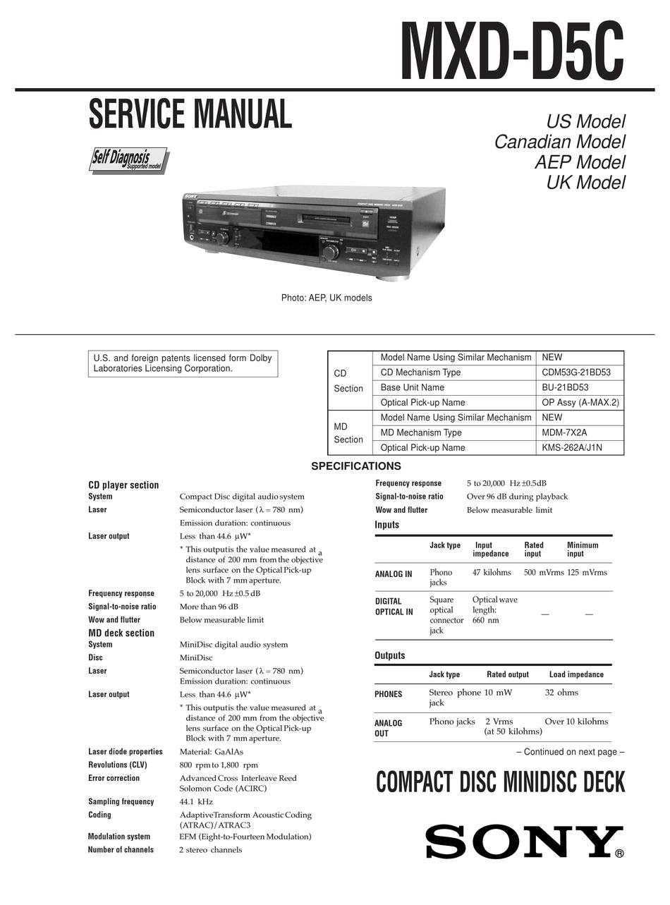 Riemen für SONY MXD-D4 MXD-D5C COMPACT DISC MINIDISK Deck Recorder Loading Belt 