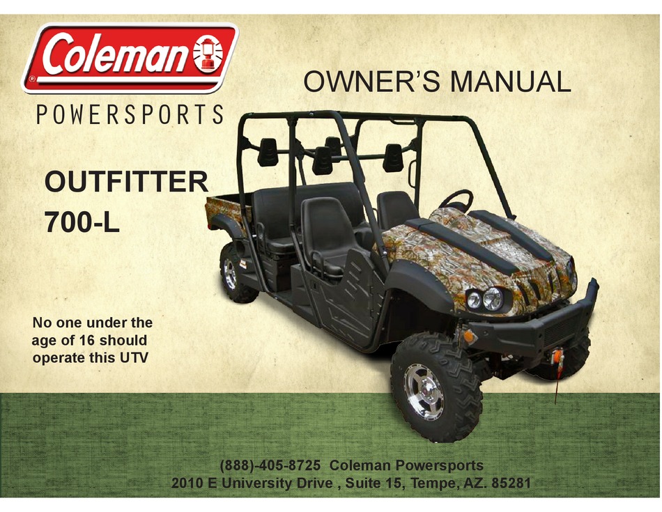 Coleman Outfitter 700 L 