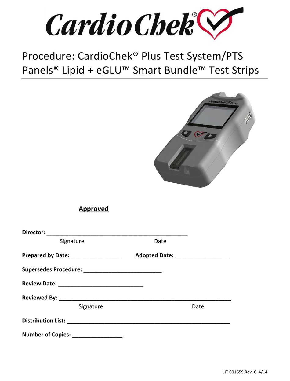 Cardiochek Plus User Manual Pdf Download Manualslib