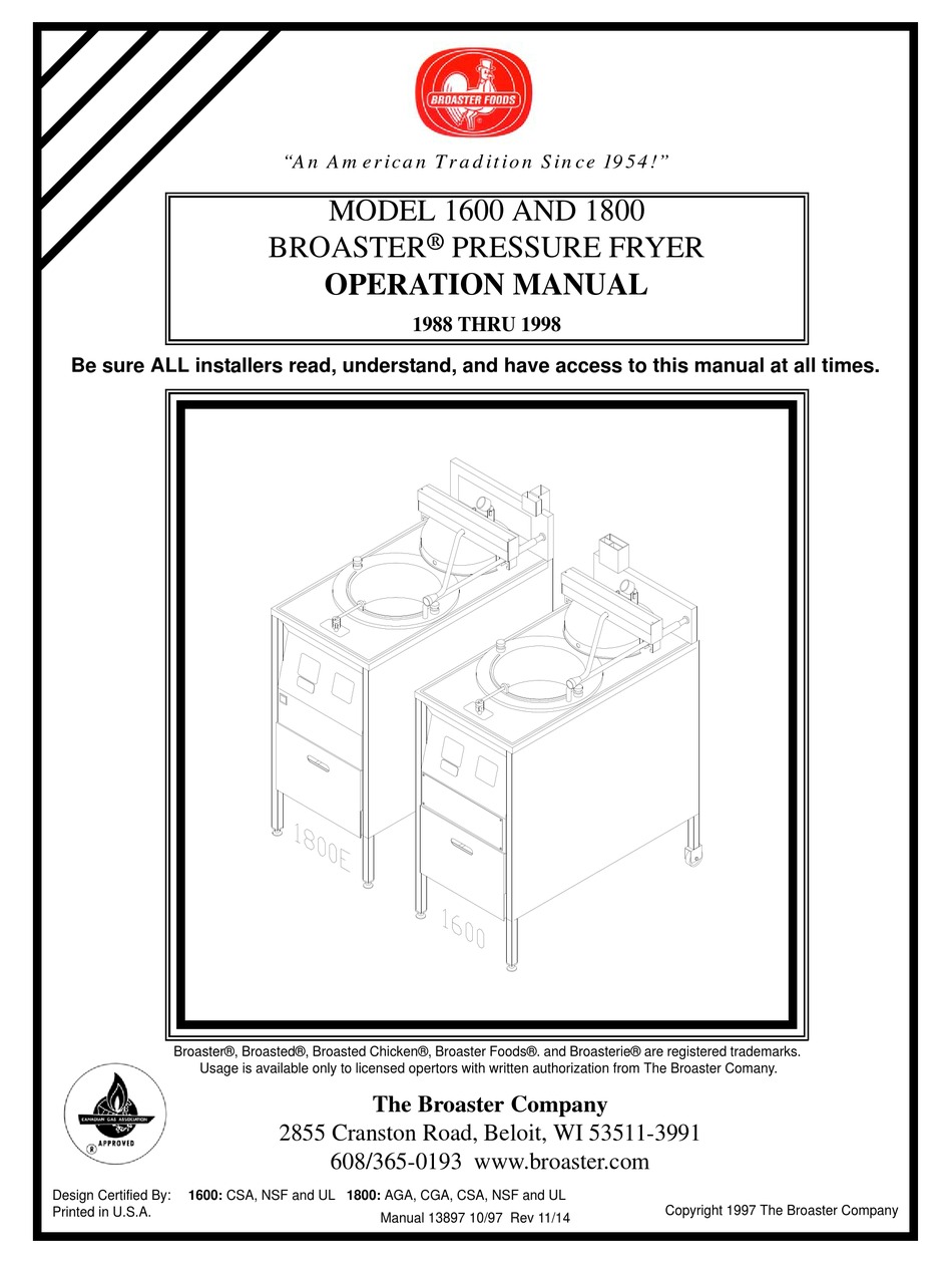 Chicken Broaster / Pressure Fryer - FirstBuild