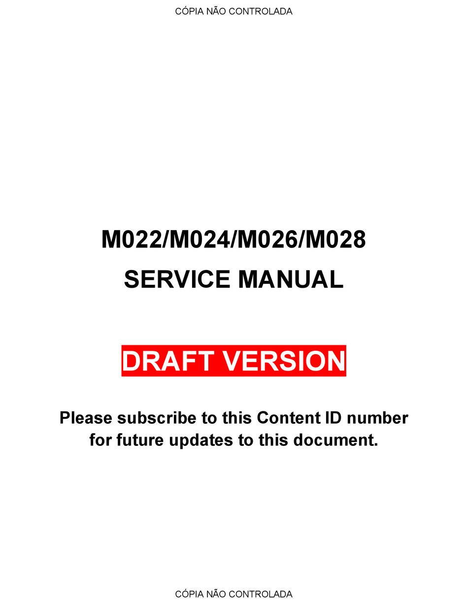 Ricoh M022 Service Manual Pdf Download Manualslib
