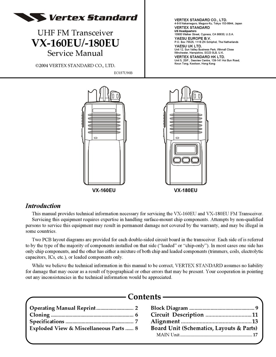 Vertex Vx 160eu Service Manual Pdf