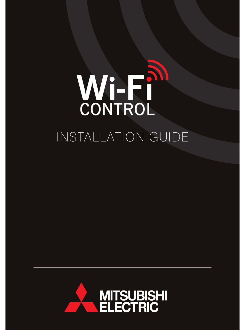 MITSUBISHI WIFI CONTROL INSTALLATION MANUAL Pdf Download ManualsLib