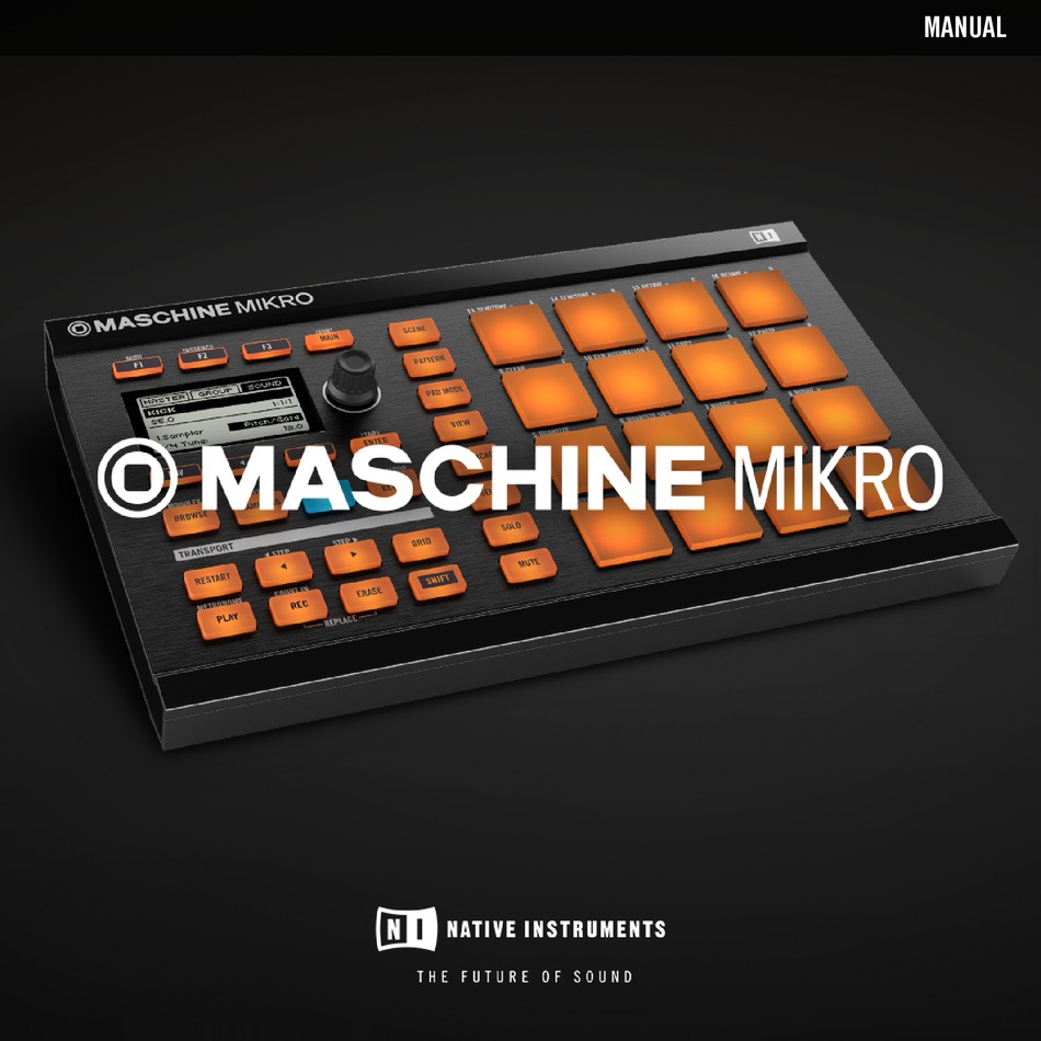 hover for information in maschine native instruments