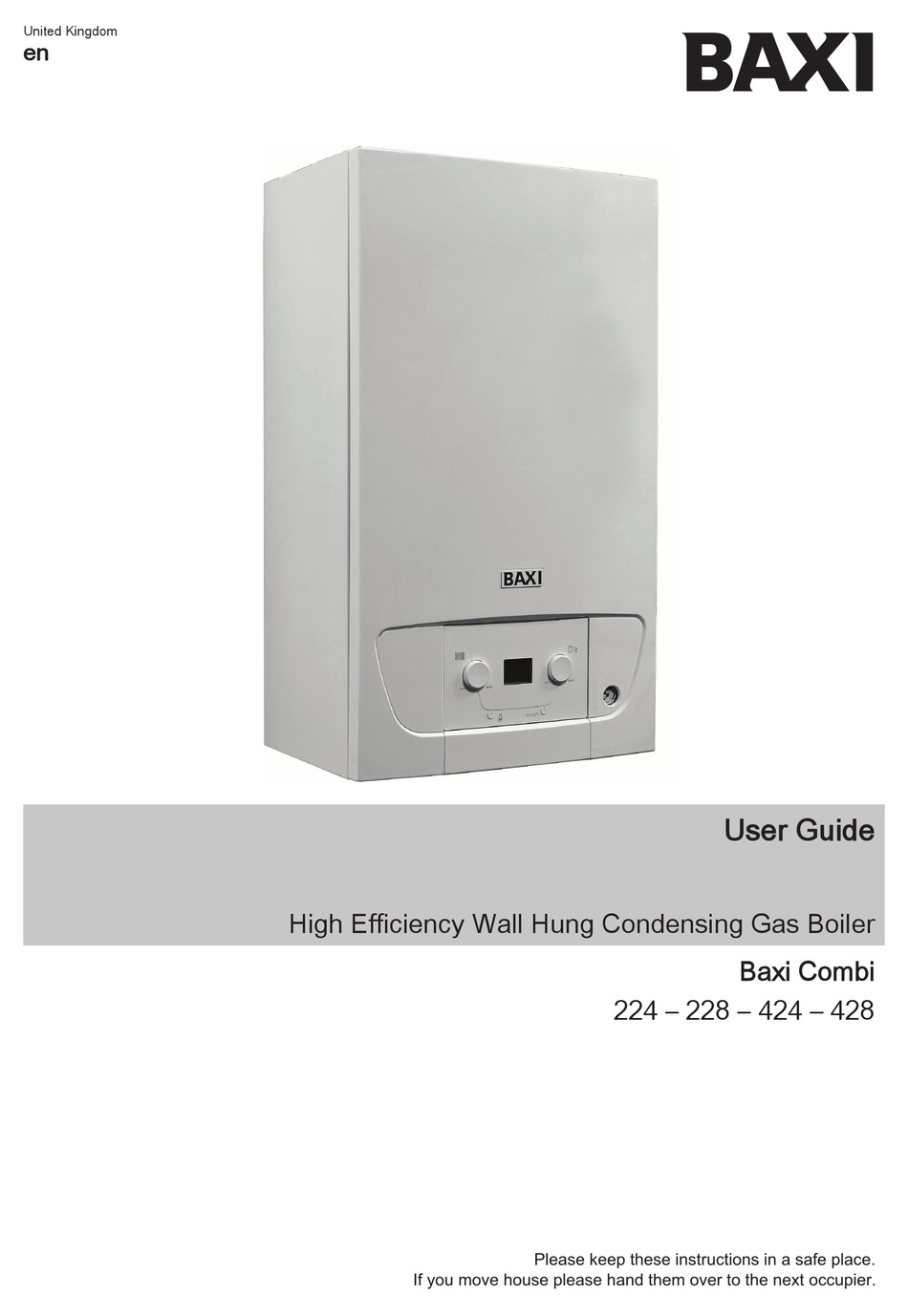 Baxi Bi 224 User Manual Pdf Download Manualslib Baxi Bi 224 User Manual Pdf Download Manualslib