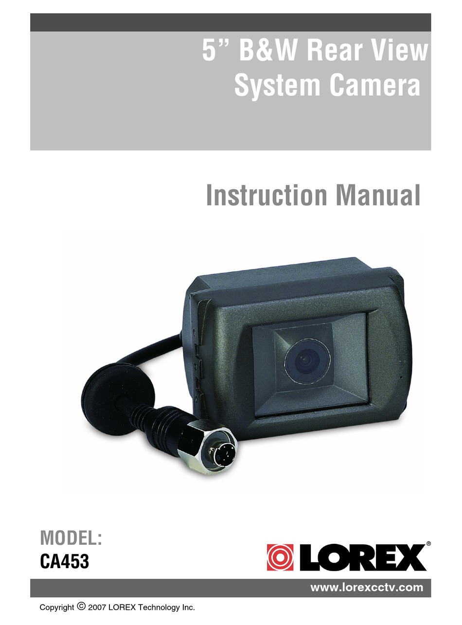 LOREX CA453 INSTRUCTION MANUAL Pdf Download ManualsLib