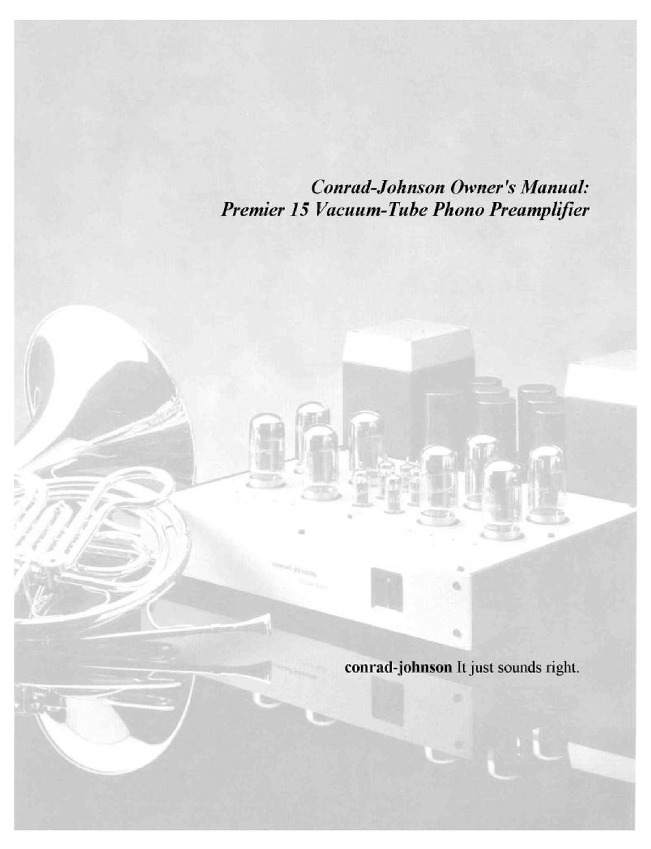 CONRADJOHNSON DESIGN PREMIER 15 OWNER