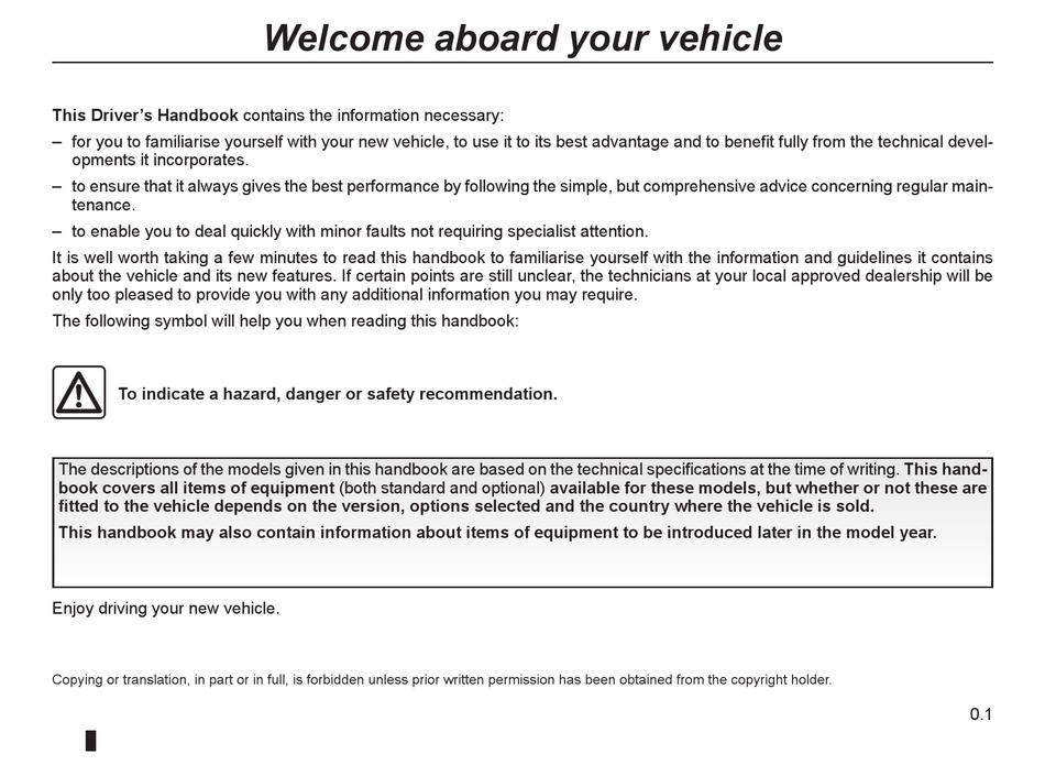 RENAULT SANDERO OWNER'S MANUAL Pdf Download ManualsLib